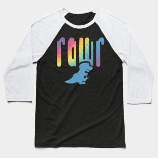 Rawr Dinosaur T Rex Dinosaur Baseball T-Shirt